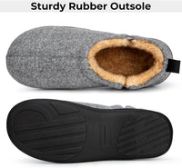Noah Warm Winter Slippers for Men-Brown-6-7-State of Style