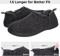 Noah Warm Winter Slippers for Men-Brown-6-7-State of Style