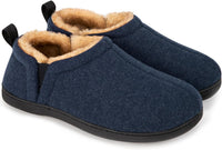 Noah Warm Winter Slippers for Men-Dark Blue-6-7-State of Style
