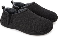 Noah Warm Winter Slippers for Men-Dark Grey-6-7-State of Style