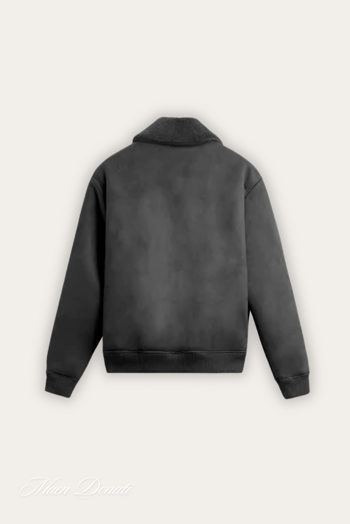 Nolan Stylish Winter Bomber Jacket-Black-S-State of Style