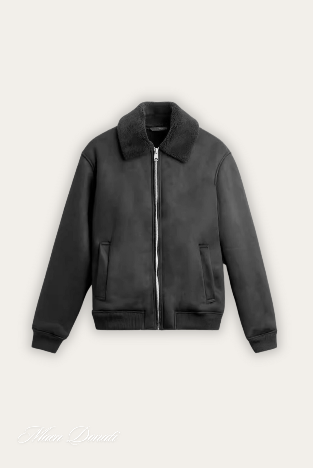 Nolan Stylish Winter Bomber Jacket-Black-S-State of Style