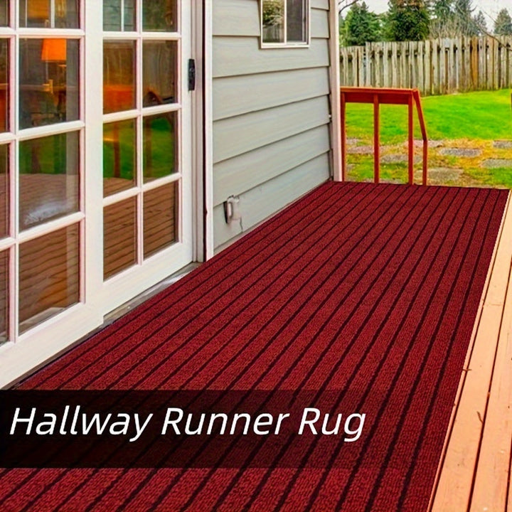 Non-Slip & Washable Indoor & Outdoor Runner - GripLuxe-60cm x 150cm-Dark Grey-State of Style