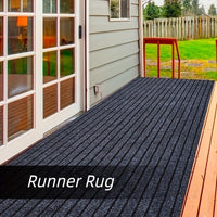 Non-Slip & Washable Indoor & Outdoor Runner - GripLuxe-60cm x 150cm-Dark Grey-State of Style