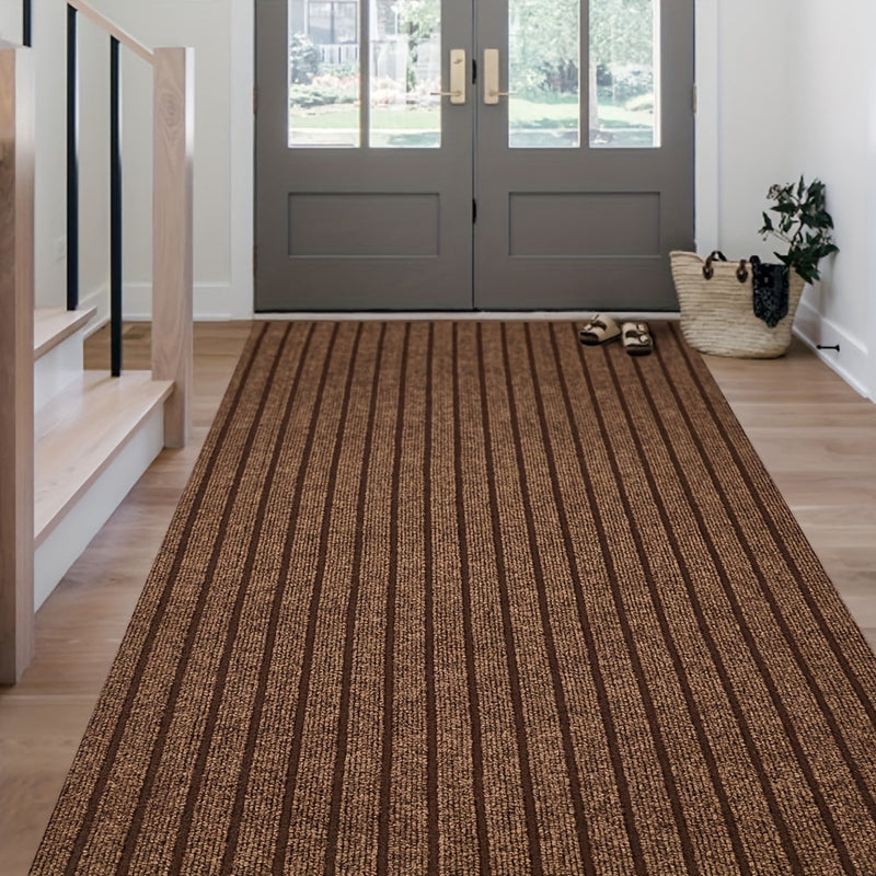 Non-Slip & Washable Indoor & Outdoor Runner - GripLuxe-60cm x 150cm-Dark Grey-State of Style
