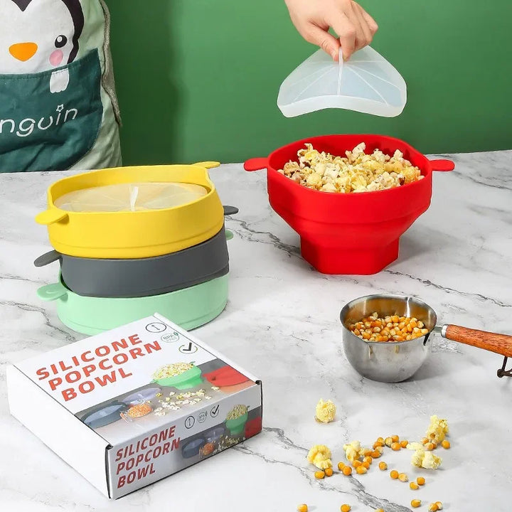 Non-Stick Popcorn Maker - CrispyPop-Red-State of Style