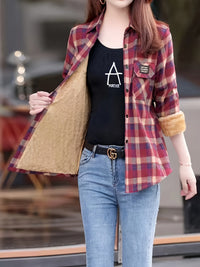 Nora Casual Ladies' Blouse-Dark Red-XS-State of Style