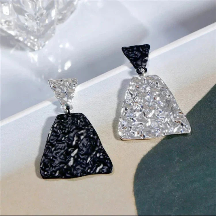 Nora Magma Texture Earrings-State of Style