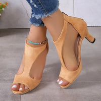 Nora - Orthopedische Elegante Zwarte Sandalen-Kameel-35-State of Style
