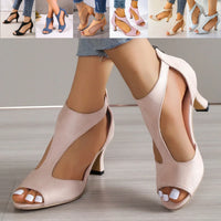 Nora - Orthopedische Elegante Zwarte Sandalen-Zwart-35-State of Style