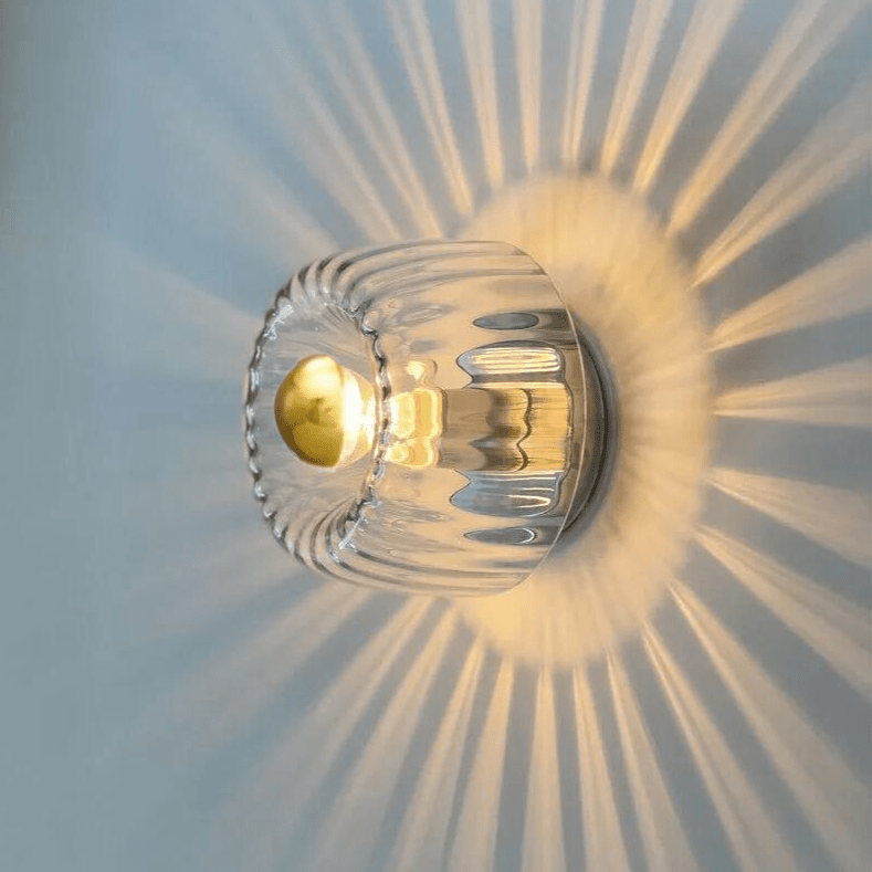 Nordic Glow Wall Lamp – Scandinavian Bauhaus Style-Gold-State of Style