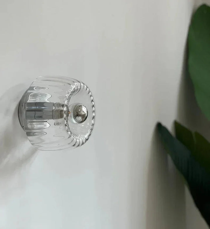 Nordic Glow Wall Lamp – Scandinavian Bauhaus Style-Silver-State of Style