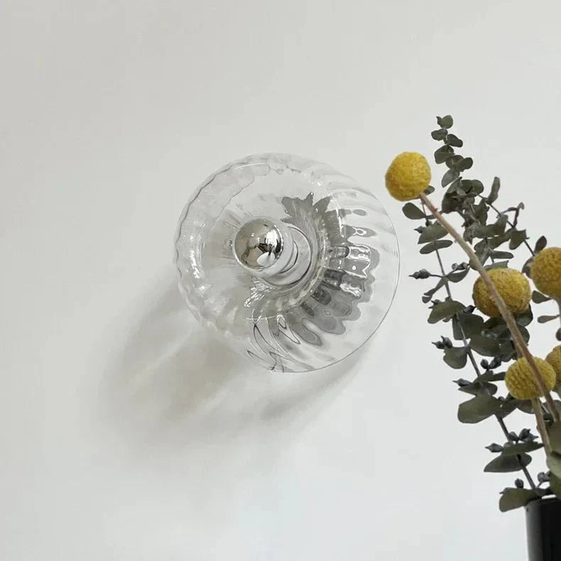 Nordic Glow Wall Lamp – Scandinavian Bauhaus Style-Silver-State of Style