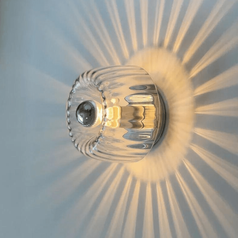 Nordic Glow Wall Lamp – Scandinavian Bauhaus Style-Silver-State of Style