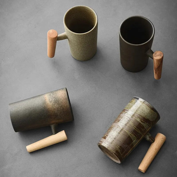Nordic Latte Mugs with Earthy Design - NatureSip-Onyx-Some Mug-State of Style
