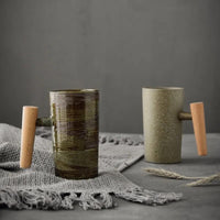 Nordic Latte Mugs with Earthy Design - NatureSip-Single Mug-Onyx-State of Style