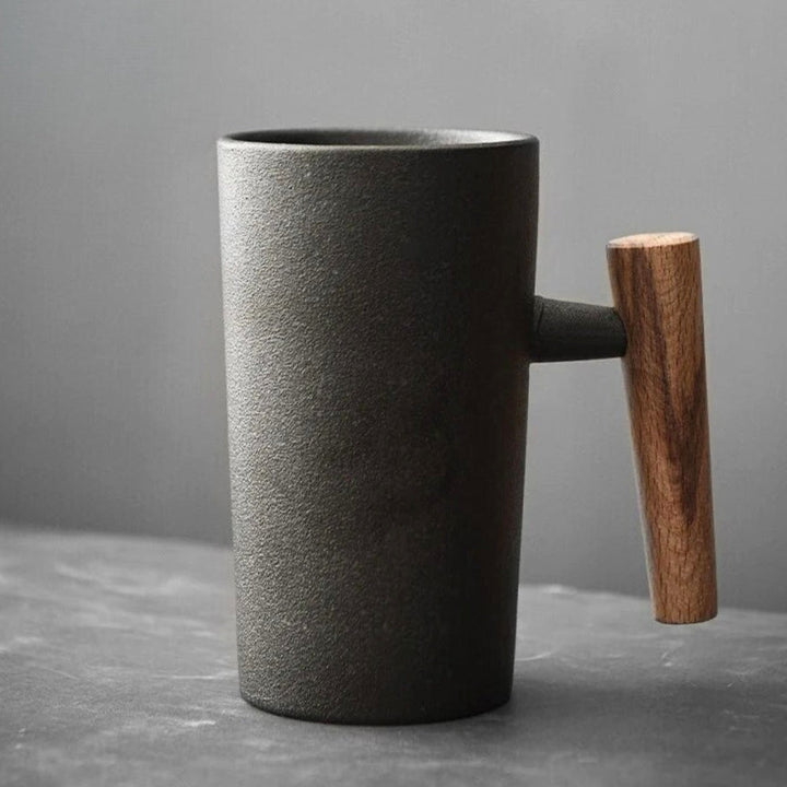 Nordic Latte Mugs with Earthy Design - NatureSip-Single Mug-Onyx-State of Style