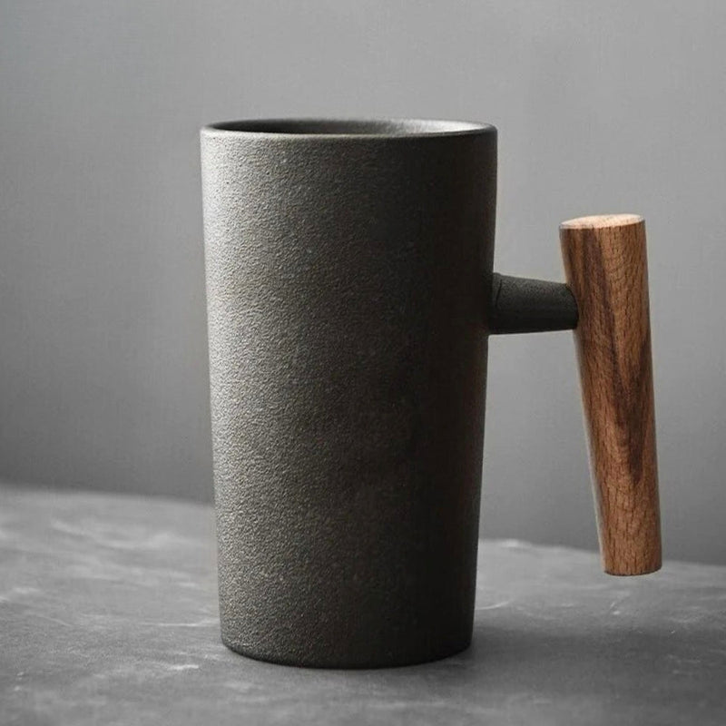 Nordic Latte Mugs with Earthy Design - NatureSip-Single Mug-Onyx-State of Style