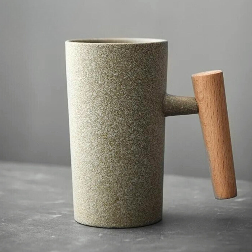 Nordic Latte Mugs with Earthy Design - NatureSip-Single Mug-Sage-State of Style