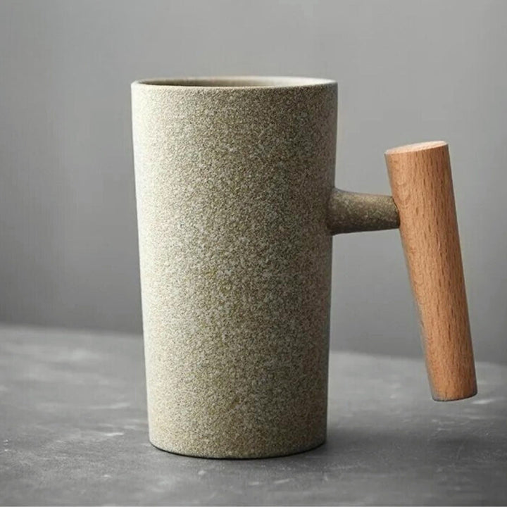 Nordic Latte Mugs with Earthy Design - NatureSip-Single Mug-Sage-State of Style
