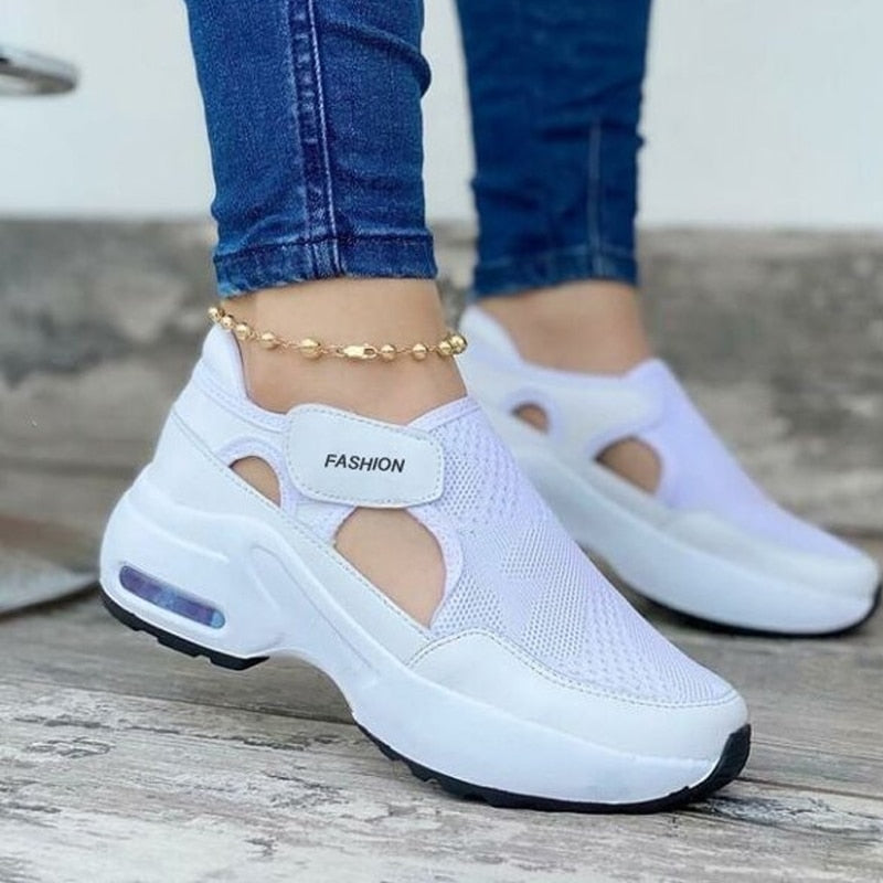 NortasSneakers – Women's Orthopaedic Sneakers with Superior Support-White-4.5-State of Style