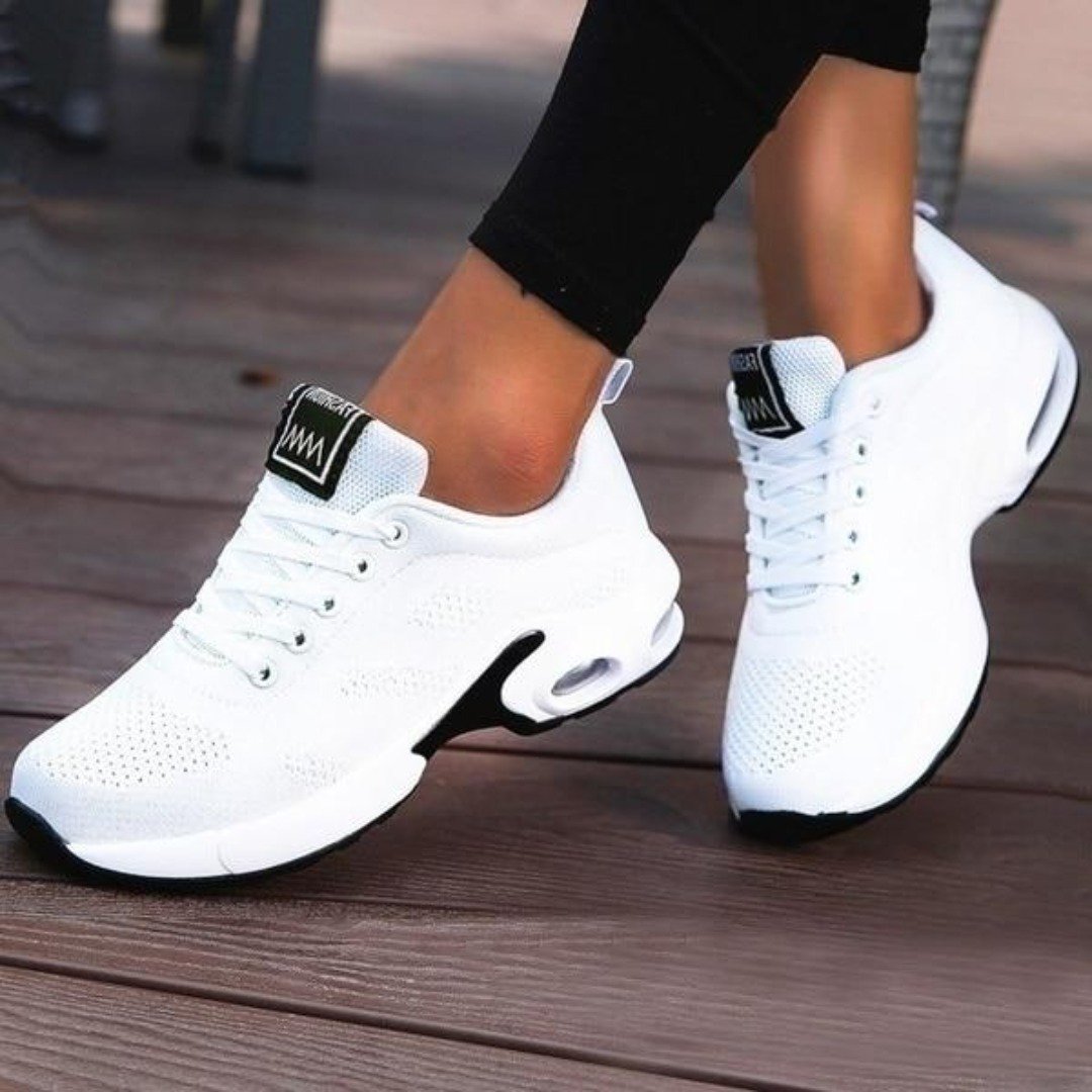 Nova Comfortable Orthopaedic Sneakers-White-4.5-State of Style