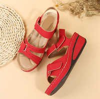Odette Orthopedic Sandals | Ultimate Comfort for Long Walks-Red-5-State of Style