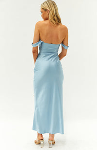 Off-Shoulder Maxi Dress – Saphira-Black-S-State of Style