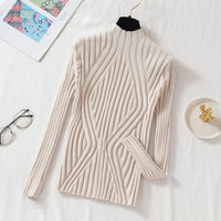 OfficeSweater – Women's Stylish & Comfortable Knitted Sweater-Apricot-One size fits all-State of Style