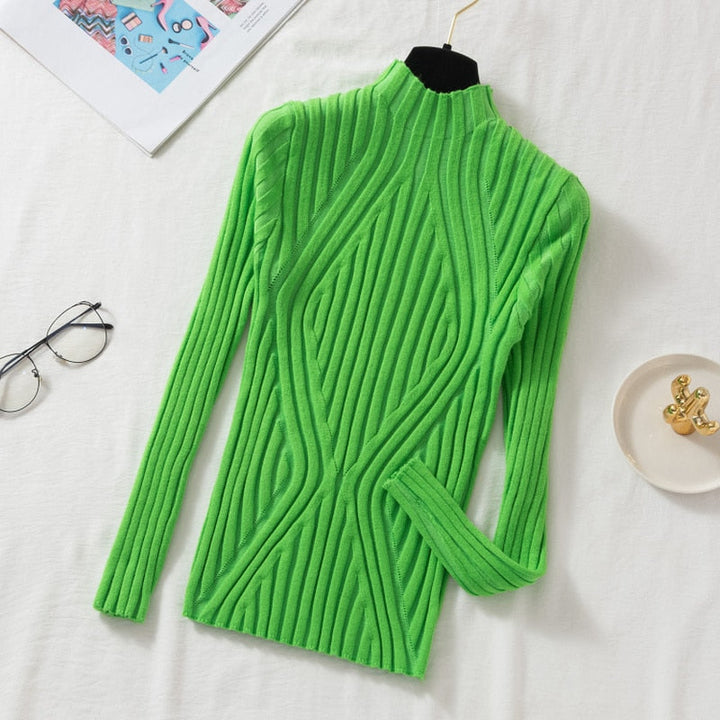 OfficeSweater – Women's Stylish & Comfortable Knitted Sweater-Green-One size fits all-State of Style