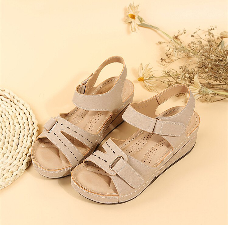 Olga Orthopaedic Sandals | Supportive & Stylish Summer Footwear-Black-4.5-State of Style