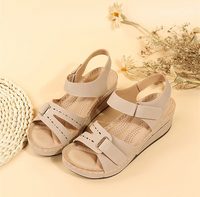Olga Orthopaedic Sandals | Supportive & Stylish Summer Footwear-Black-4.5-State of Style