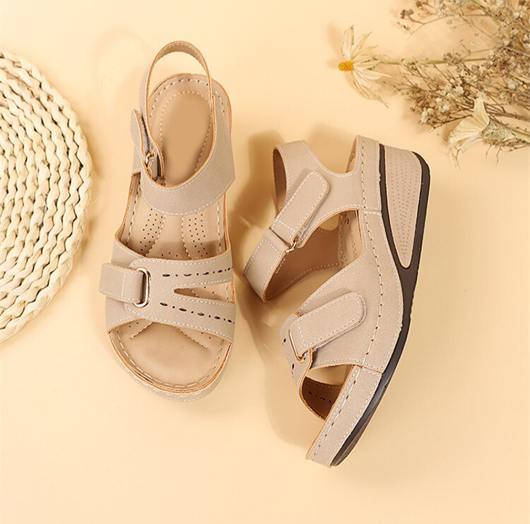 Olga Orthopaedic Sandals | Supportive & Stylish Summer Footwear-Black-4.5-State of Style