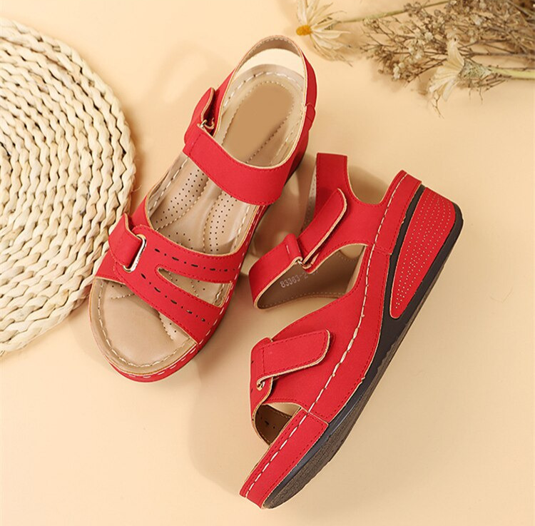 Olga Orthopaedic Sandals | Supportive & Stylish Summer Footwear-Black-4.5-State of Style
