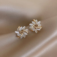 Opal Petal Earrings - Florina-Gold-State of Style