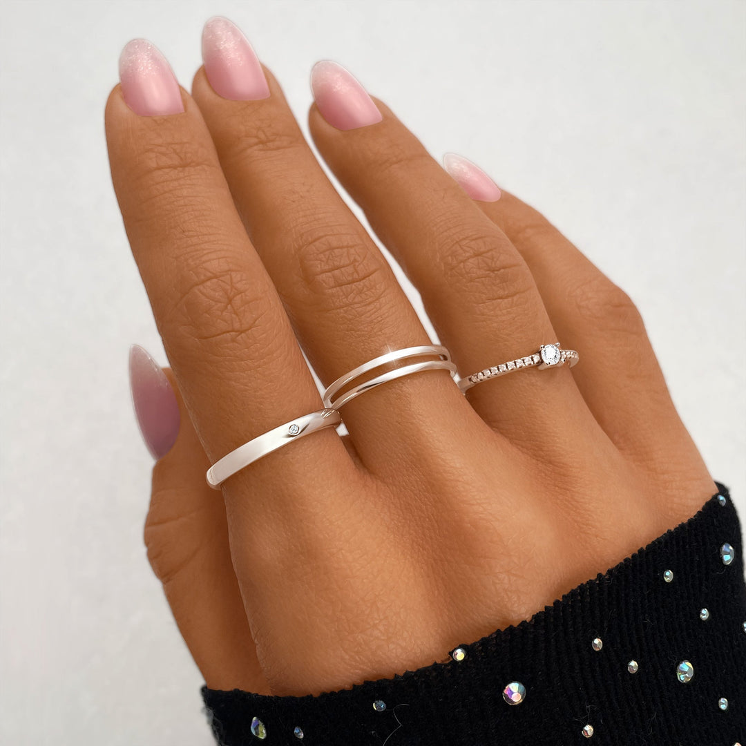 Open Double Ring - Amaya-Gold-State of Style