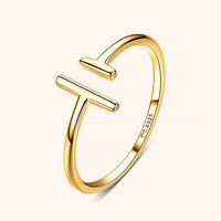 Open Ring with Adjustable Design - Aureos-Gold-State of Style