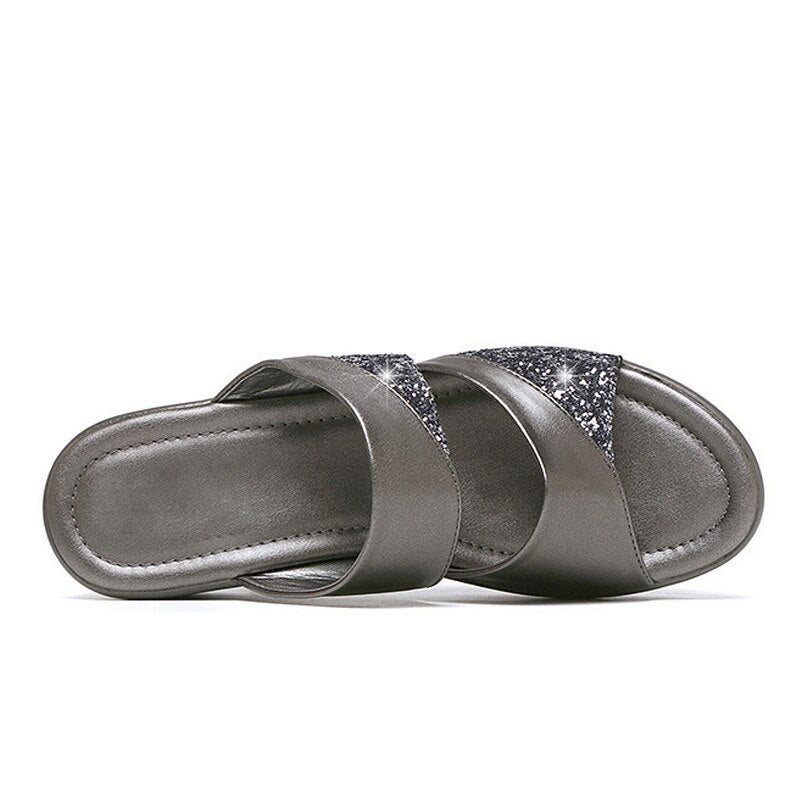 OpenToe – Women's Cosy & Stylish Open-Toe Slippers-Gold-4.5-State of Style