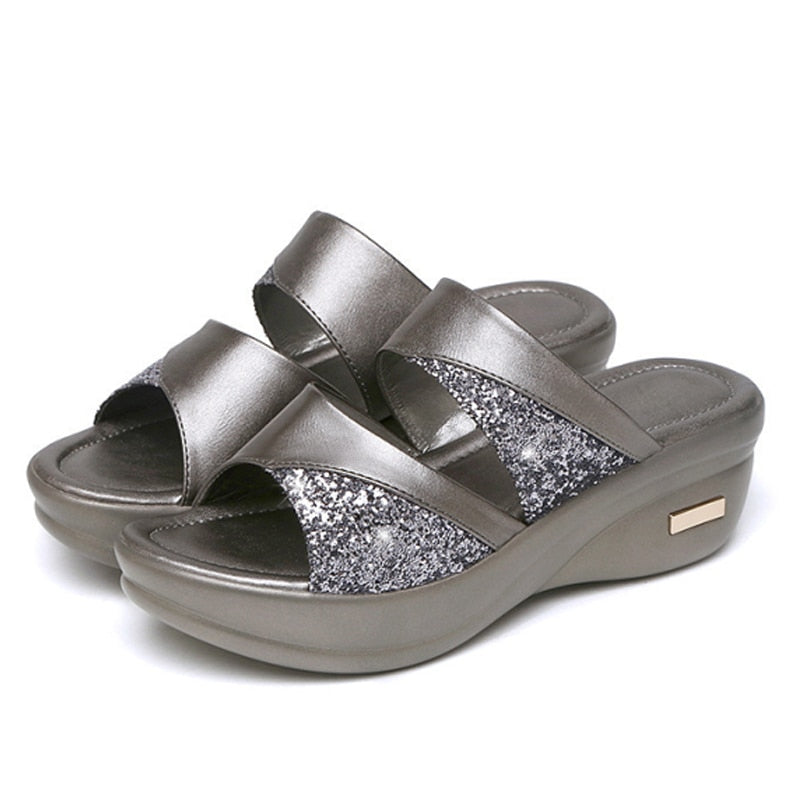 OpenToe – Women's Cosy & Stylish Open-Toe Slippers-Gold-4.5-State of Style