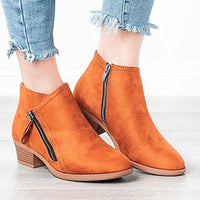 OrthoEase Women's Leather Boots – Comfortable & Supportive Winter Wear-Blue-3.5-State of Style