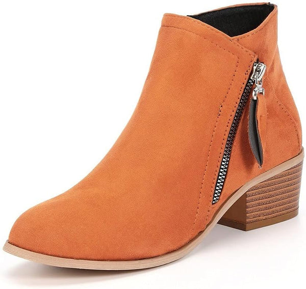 OrthoEase Women's Leather Boots – Comfortable & Supportive Winter Wear-Blue-3.5-State of Style