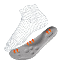 Orthopaedic 4D Insoles - FlexiFit-6 pairs-3.0 - 3.5-State of Style