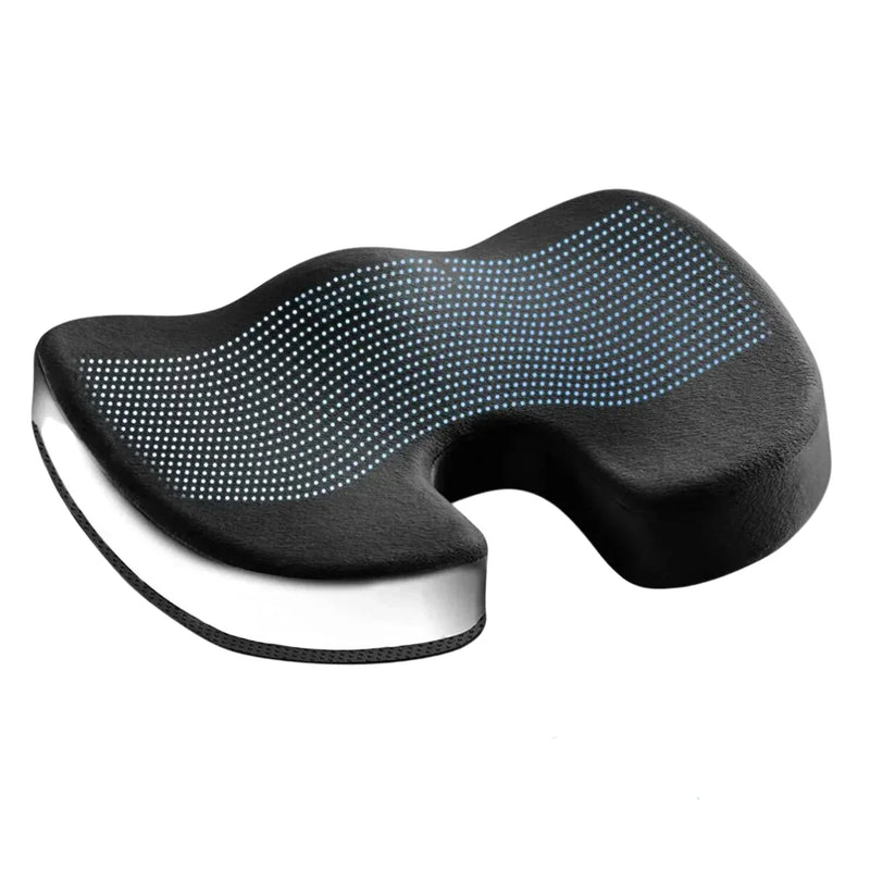 Orthopaedic 4D Seat Cushion - PosturePlus-Black-1 Pillow-State of Style