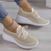 Orthopaedic comfort shoes with arch support for ladies – Alessa-Beige-3-State of Style