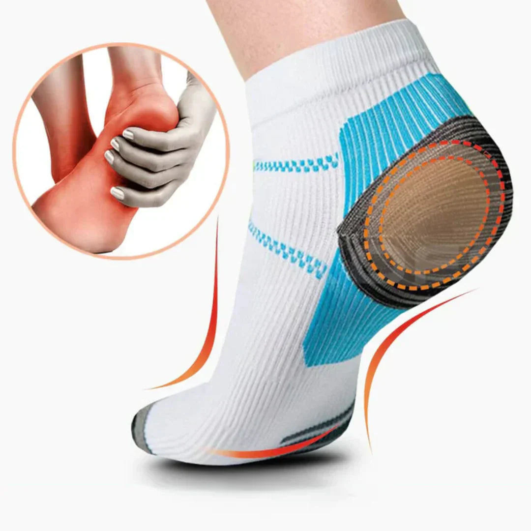 Orthopaedic Compression Socks - SlimSupport PRO 2.0-White (2+1 FREE)-3.0 - 6.5 (S/M)-State of Style