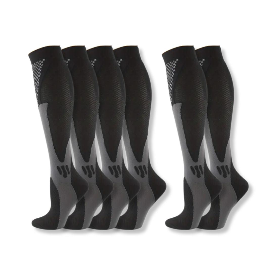 Orthopaedic Compression Stockings - VitalSupport-Black (4+2 FREE)-3.5 - 6.5 (S/M)-State of Style
