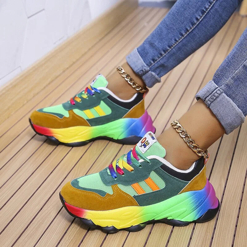 Orthopaedic Cushioned Sneakers – Zoë-Blue-4.5-State of Style