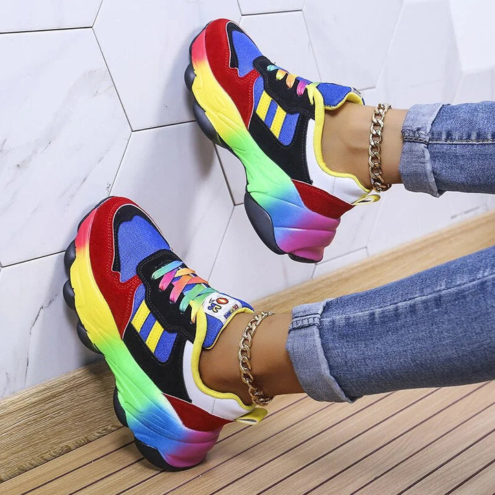 Orthopaedic Cushioned Sneakers – Zoë-Blue-4.5-State of Style