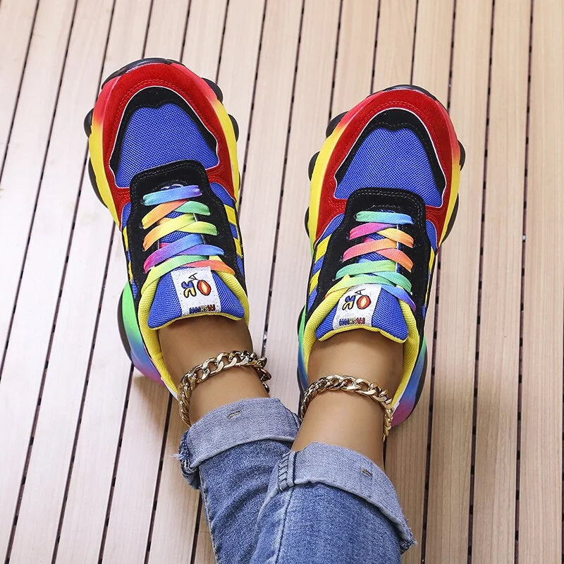 Orthopaedic Cushioned Sneakers – Zoë-Blue-4.5-State of Style