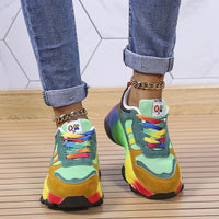 Orthopaedic Cushioned Sneakers – Zoë-Green-4.5-State of Style